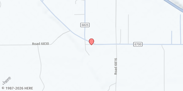 Map showing Many Waters Mission at 3 Rd. 6820, Waterflow, NM