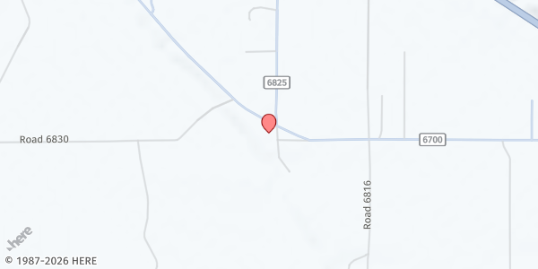 Map showing Sacred Heart Catholic Church at 9 Rd 6820, Waterflow, NM