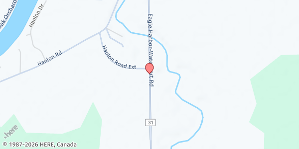 Map showing Rush's Vegetables at 2120 Eagle Harbor Waterport Rd, Albion, NY