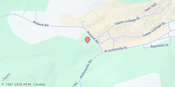 Map showing Alfred Area Food Pantry at 1389 Moland Road, Alfred Station, NY