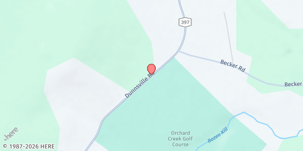 Map showing Altamont Orchards Farm Stand at 6654 Dunnsville Road, Altamont, NY