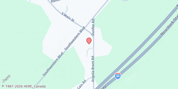 Map showing Chiavetta's Farm Stand at 9784 South Main St, Angola, NY