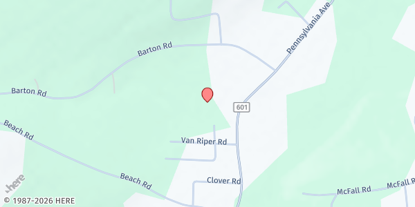 Map showing Mobile Food Pantry Apalachin at 1110 Pennsylvania Ave, Apalachin, NY
