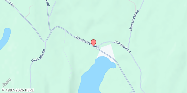 Map showing High Hill FP at 1467 Schoharie Turnpike, Athens, NY