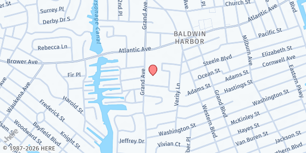 Map showing Hatzilu Rescue Organization - Baldwin at 2959 Grand Ave, Baldwin, NY