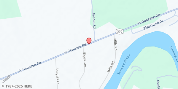 Map showing Reeves Farms Farm Stand at 1220 West Genesee Road, Baldwinsville, NY