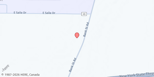 Map showing Cornerstone Church Pantry of Blessings at 8020 Bank Street Road, Batavia, NY