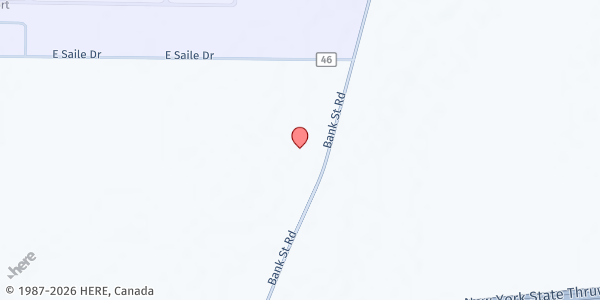 Map showing The Pantry of Blessings at 301 North Street, Batavia, NY