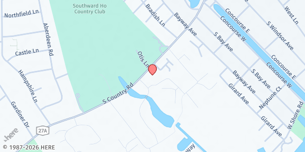 Map showing The Pantry at St. Peter's at 500 South Country Road, Bay Shore, NY