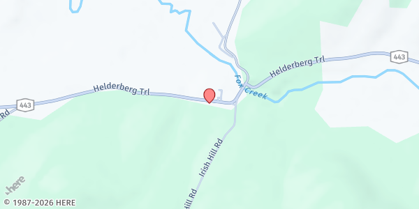 Map showing First Reformed Church of Berne at 1664 Helderberg Trail, Berne, NY