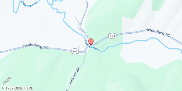 Map showing Shiloh Baptist Church - Food Distribution Center at 60 Berne St, Berne, NY