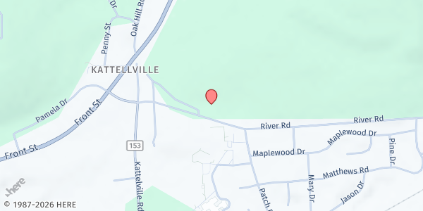 Map showing CHOW - Valley Christian Reformed Church Food Pantry at 1452 River Rd, Binghamton, NY