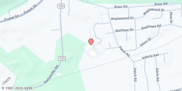 Map showing School Food Center - Chenango Forks CSD (Forks Food Center) at 1 Gordon Dr., Binghamton, NY