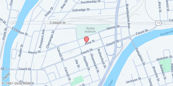 Map showing Truth Pharm at 49 Pine Street, Suite 6, Binghamton, NY