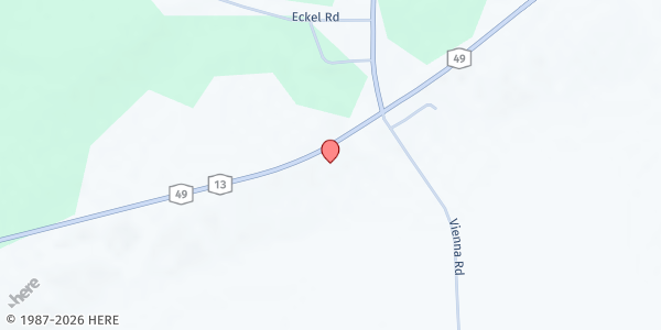 Map showing Vienna Farmers' Market NY - Blossvale at 2040 Rt 49, Blossvale, NY