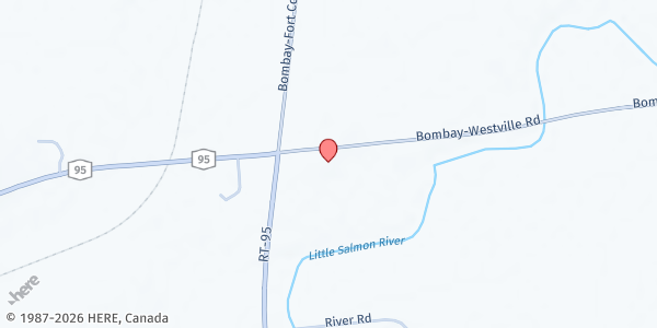 Map showing Bombay Town Garage at Bombay Town Garage 22 County Route 4, Bombay, NY