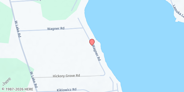 Map showing Bradford Food Pantry at 7650 Wagner Road, Bradford, NY
