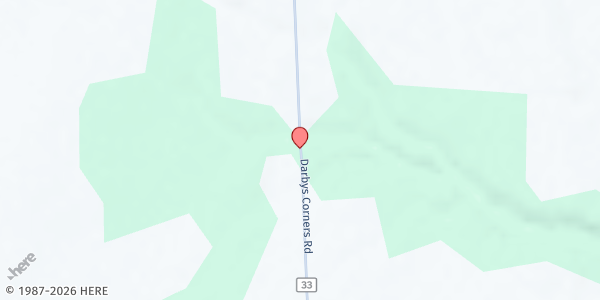 Map showing Keuka Trail Farm Stand at 3554 Darby's Corners Rd., Branchport, NY