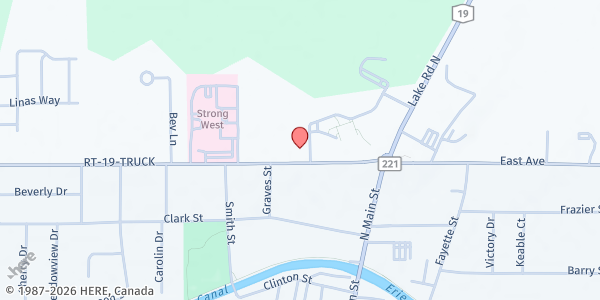 Map showing Brockport WIC Office at 80 West Ave, Brockport, NY