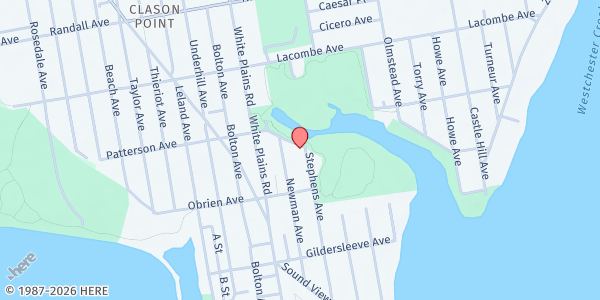 Map showing GRACE & PEACE FOOD BANK at 525 COMPTON AVENUE, Bronx, NY