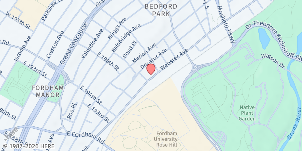 Map showing Part of the Solution at 2760 Webster Avenue, Bronx, NY