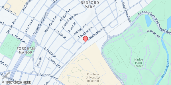 Map showing Part of the Solution - Bronx at 2760 Webster Avenue, Bronx, NY