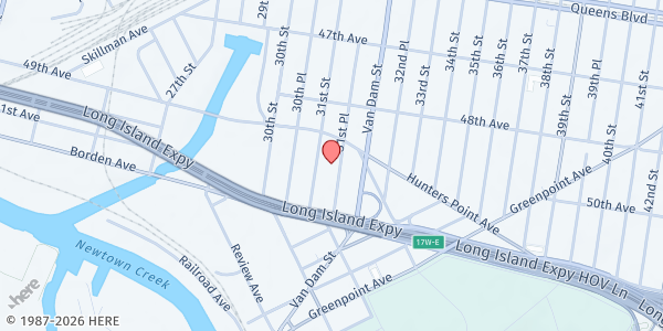 Map showing RAP4BRONX Main Location at 1957 Turnbull Avenue, Bronx, NY
