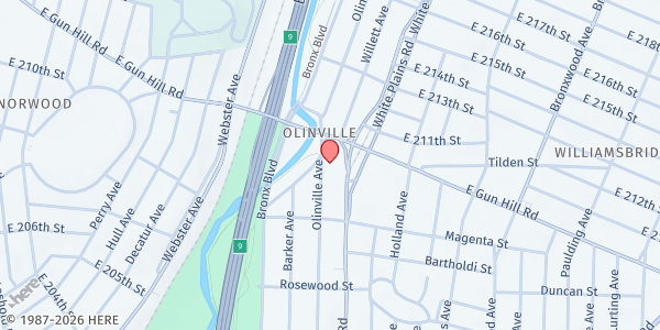 Map showing RAP4Bronx Mobile Pantry - Rosedale Ave at 1000 Rosedale Ave, Bronx, NY