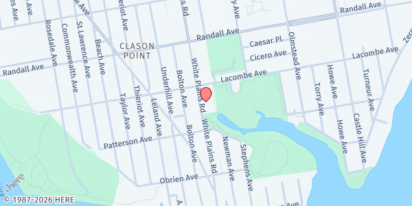 Map showing Shout For Joy Baptist Church, Inc. at 456 White Plains Road, Bronx, NY