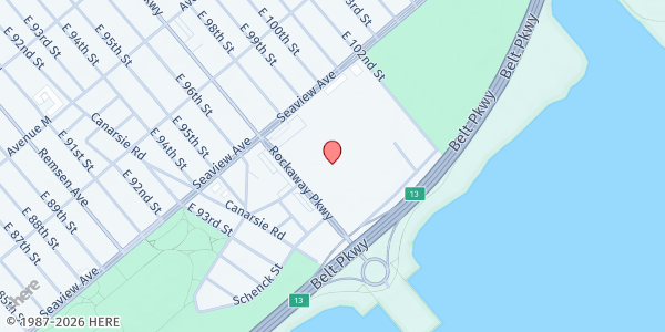 Map showing Bay View Houses Resident Association at 2085 ROCKAWAY PARKWAY, Brooklyn, NY