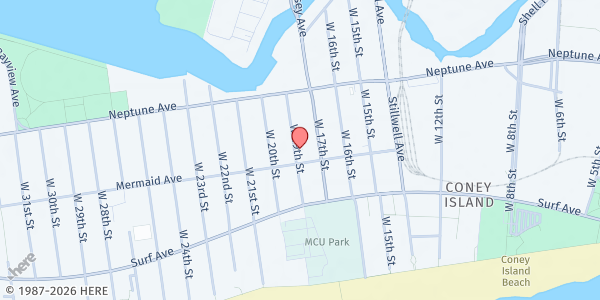 Map showing CCNS-BFFY @ Our Lady of Solace at Our Lady of Solace, Brooklyn, NY