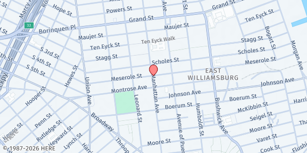 Map showing Congregation Lubavitch East Flatbush - Pop Up Location at Pop up, Brooklyn, NY