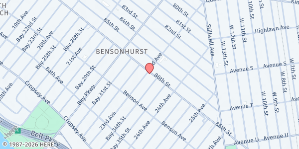 Map showing Health Essential Association - Brooklyn at 2336 86th Street, Brooklyn, NY
