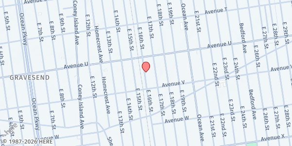 Map showing Health Essential Association - Brooklyn at 2101 E16th Street, 2nd Floor, Brooklyn, NY