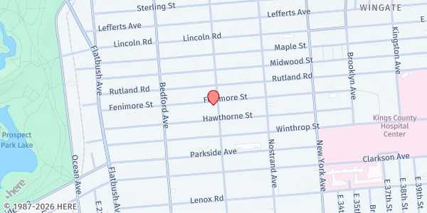 Map showing Ladies in waiting at 276 Fenimore St, Brooklyn, NY