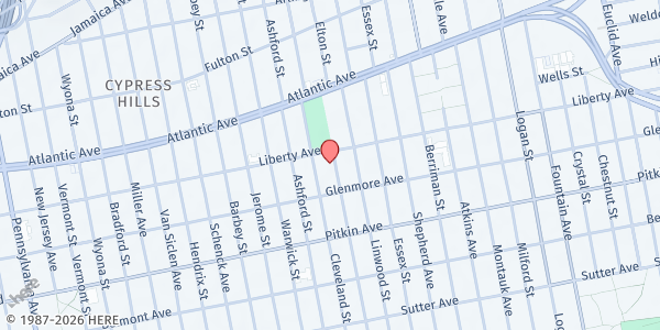 Map showing Las Maravillas Del Exodo at 302 ELTON STREET, Brooklyn, NY