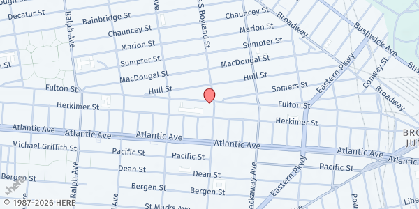 Map showing Neighbors Together - Ocean Hill at 2094 FULTON STREET, Brooklyn, NY