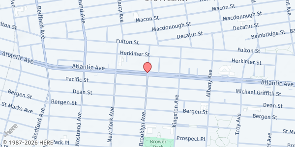 Map showing Sephardic Bikur Holim at 1910 Flatbush Ave., Brooklyn, NY