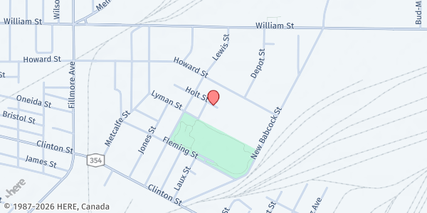 Map showing FeedMore Western New York Central Office at FeedMore Western New York Central Office, Buffalo, NY