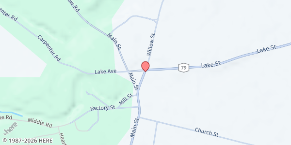 Map showing Mobile Food Pantry Burdett at Fire Dept, 4124 Lake Ave, Burdett, NY