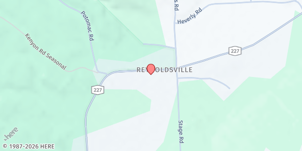 Map showing Reynoldsville Food Pantry at 5170 State Route 227, Burdett, NY