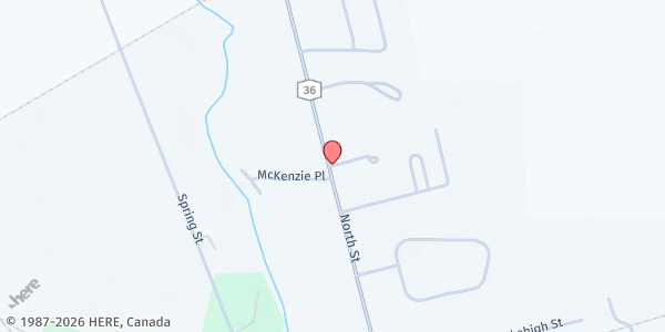 Map showing Raider Pantry - Caledonia Mumford CSD at 99 North Street, Caledonia, NY