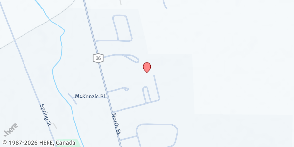 Map showing Raiders Pantry - Caledonia at 3087 Hinsdale Drive, Caledonia, NY