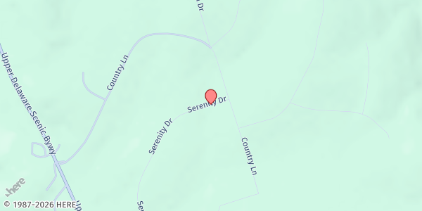 Map showing The Blessing Food Pantry at 3464 State Rt 17B, Callicoon, NY