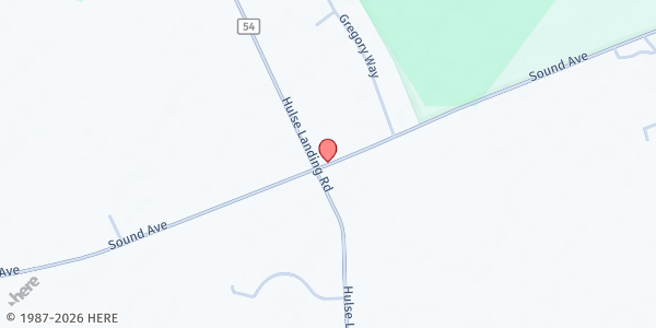 Map showing Andrews Family Farm Farm Stand at 1038 Sound Ave, Calverton, NY