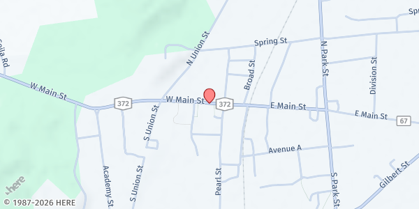 Map showing Owlkill Commons at 17 West Main Street, Cambridge, NY