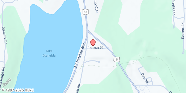 Map showing Gilead Food Pantry at 9 Church Street, Carmel, NY