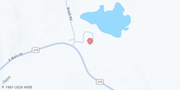 Map showing Cato-Meridian Elementary School at 2851 New York 370, Cato, NY