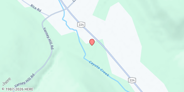 Map showing Cayuta Food Pantry at 6362 State Route 224, Cayuta, NY