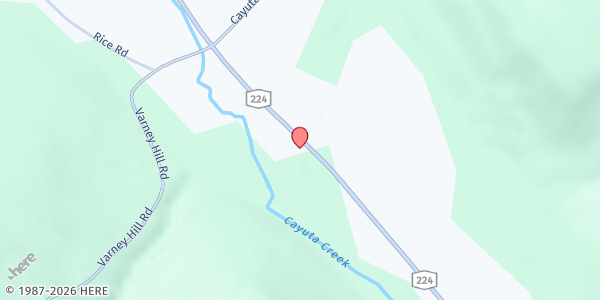 Map showing Cayuta Food Pantry - Food Distribution Center at 6360 NY-224, Cayuta, NY